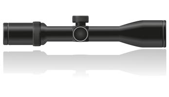 sniper riflescope vector illustration