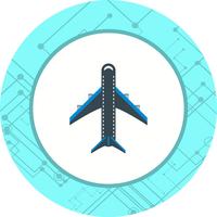 Airplane Icon Design vector