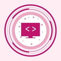 Code optimization Icon Design vector