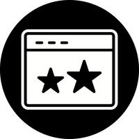  Starred Icon Design vector