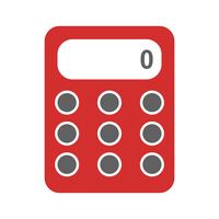 Diseño de iconos de calculadora vector