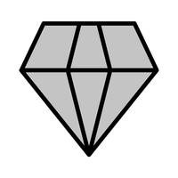 Diseño de icono de diamante vector