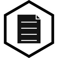 Diseño de icono de informe vector