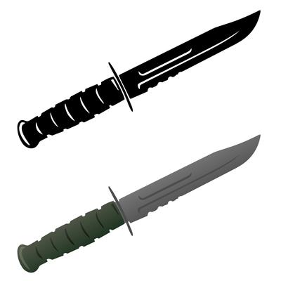 Survival Knife Vector Art, Icons, and Graphics for Free Download