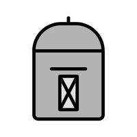 Postbox Icon Design vector