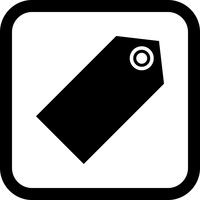 Diseño de icono de etiqueta vector