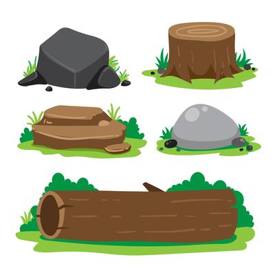 stone vector collection design