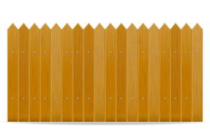 wooden fence vector illustration