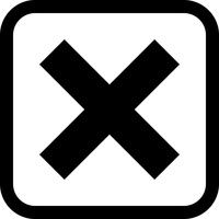 Cancel Icon Design vector