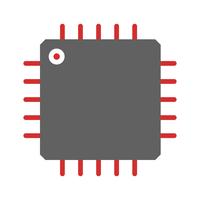 Processor Icon Design vector