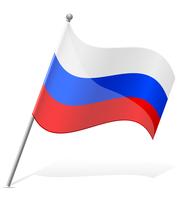 Bandera de ilustración vectorial de Rusia vector