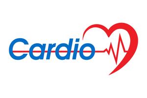 Logotipo para una ilustración de vector de clínica de cardio