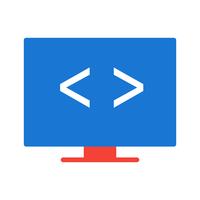 Code optimization Icon Design vector