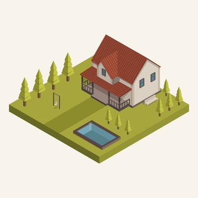 Isometric House Vector