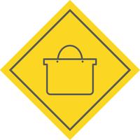 Shopping Bag Icon Design vector