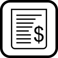 Receipt Icon Design vector