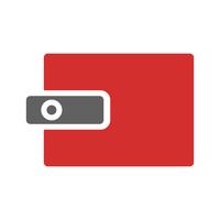 Wallet Icon Design vector