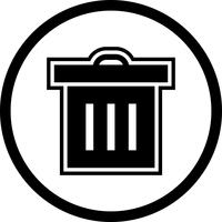 Trash Icon Design vector