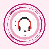 Auriculares Icon Design vector