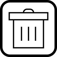 Trash Icon Design vector