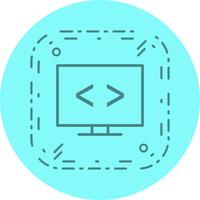 Code optimization Icon Design vector