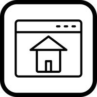 Homepage Icon Design vector