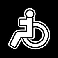  Handicapped Icon Design vector