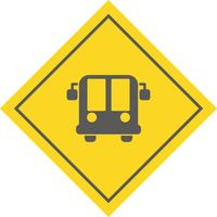 Airport Bus Icon Design vector