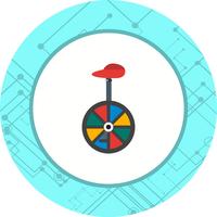 Unicycle Icon Design vector