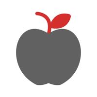 Diseño de icono de apple vector