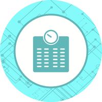 Weighting Machine Icon Design vector