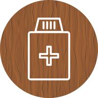 Medicine Bottle Icon Design vector