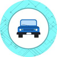 diseño de icono de jeep vector