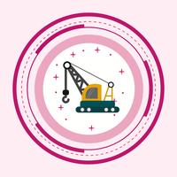 Crane Icon Design vector