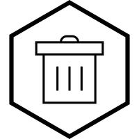 Diseño de iconos de basura vector