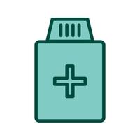 Medicine Bottle Icon Design vector