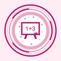 Mathematics Icon Design vector