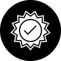 Valid Stamp Icon Design vector