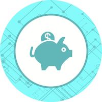 Piggy Bank Icon Design vector