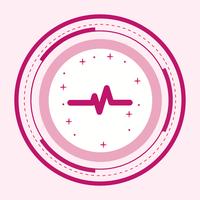 Pulse Rate Icon Design vector