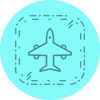 Airplane Icon Design vector