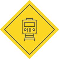 Train Icon Design vector