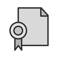 Diploma Icon Design vector