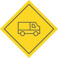 Van Icon Design vector