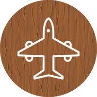 Airplane Icon Design vector