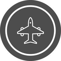 Diseño de icono de avión vector