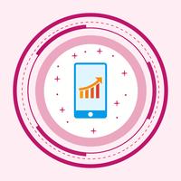 Mobile Marketing Icon Design vector