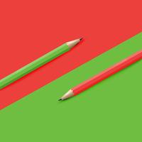 High detailed colorful  background with pencils, vector illustration