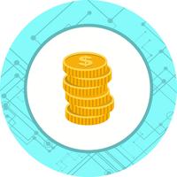 Coins Icon Design vector