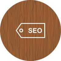 SEO Tag Icon Design vector